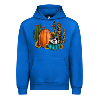 Cobalt sunflower cactus pumpkin fall Urban Hoodie - RanaPortraitStore