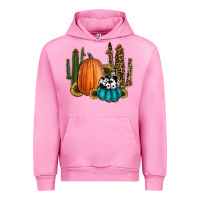 Fuchsia Pink sunflower cactus pumpkin fall Urban Hoodie - RanaPortraitStore