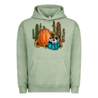 Sunflower Cactus Pumpkin Fall Urban Hoodie | Teevron