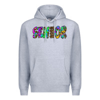 Heather Grey senior 2022 tie die leopard Premium Hoodie - RanaPortraitStore