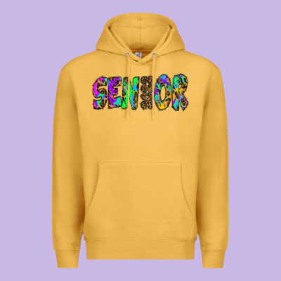 Senior 2022 Tie Die Leopard Premium Hoodie Designed By Ranaportraitstore