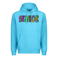 Ocean Blue senior 2022 tie die leopard Premium Hoodie - RanaPortraitStore