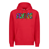Red senior 2022 tie die leopard Premium Hoodie - RanaPortraitStore
