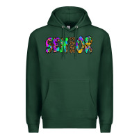 Sports Green senior 2022 tie die leopard Premium Hoodie - RanaPortraitStore