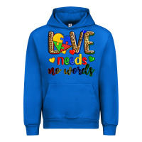 Cobalt love needs no words Urban Hoodie - Zillion Design Studio