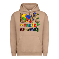 Pigment Burro love needs no words Urban Hoodie - Zillion Design Studio