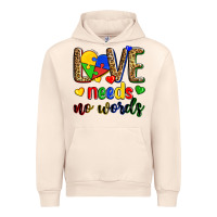 Sandshell love needs no words Urban Hoodie - Zillion Design Studio