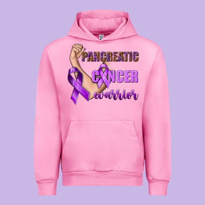 Pancreatic Cancer Warrior Urban Hoodie Designed By Texasbilliewilder