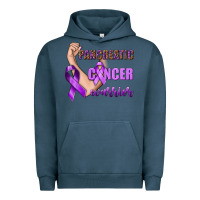 Pigment Midnight Navy Pancreatic Cancer Warrior Urban Hoodie - texasbilliewilder
