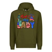Army Green that's my lady 4th of july Premium Hoodie - Zillion Design Studio