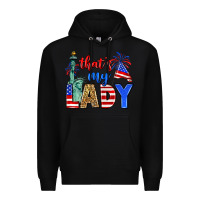 Black that's my lady 4th of july Premium Hoodie - Zillion Design Studio