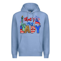 Colony Blue that's my lady 4th of july Premium Hoodie - Zillion Design Studio