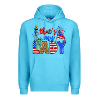 Ocean Blue that's my lady 4th of july Premium Hoodie - Zillion Design Studio