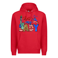 Red that's my lady 4th of july Premium Hoodie - Zillion Design Studio
