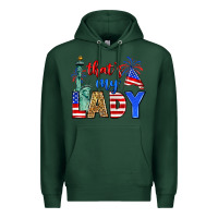 Sports Green that's my lady 4th of july Premium Hoodie - Zillion Design Studio