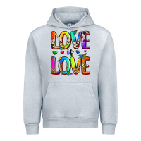Heather Grey love is love Urban Hoodie - Zillion Design Studio