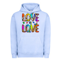 Pigment Grape Ice love is love Urban Hoodie - Zillion Design Studio