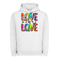 Pigment Lunar Rock love is love Urban Hoodie - Zillion Design Studio