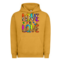 Pigment Peanut Butter love is love Urban Hoodie - Zillion Design Studio