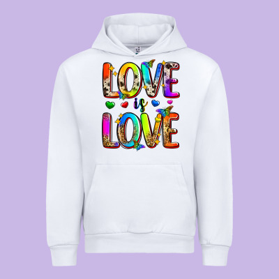 Love Is Love Urban Hoodie Designed By Zillion Design Studio