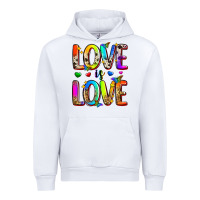 White love is love Urban Hoodie - Zillion Design Studio