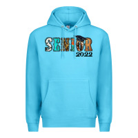 Ocean Blue western senior 2022 Premium Hoodie - RanaPortraitStore