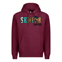 Burgundy western senior 2022 Premium Hoodie - RanaPortraitStore