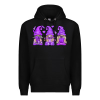 Black Domestic Violence Warrior Gnomes Premium Hoodie - texasbilliewilder