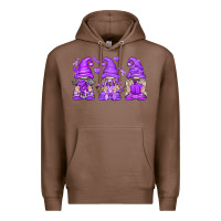 Chestnut Domestic Violence Warrior Gnomes Premium Hoodie - texasbilliewilder