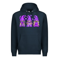 Navy Domestic Violence Warrior Gnomes Premium Hoodie - texasbilliewilder