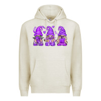Oatmeal Heather Domestic Violence Warrior Gnomes Premium Hoodie - texasbilliewilder