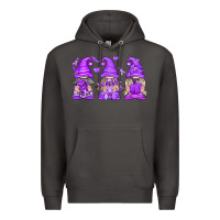Smoke Domestic Violence Warrior Gnomes Premium Hoodie - texasbilliewilder