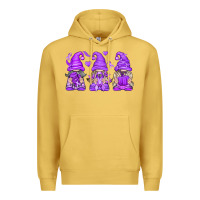 Antique Gold Domestic Violence Warrior Gnomes Premium Hoodie - texasbilliewilder