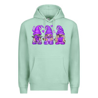 Seafoam Domestic Violence Warrior Gnomes Premium Hoodie - texasbilliewilder