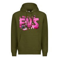 Army Green Environmental Services Breast Cancer Premium Hoodie - texasbilliewilder
