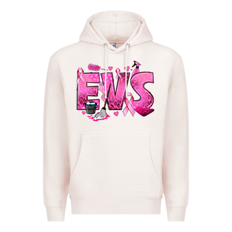 Environmental Services Breast Cancer Premium Hoodie by texasbilliewilder | Teevron