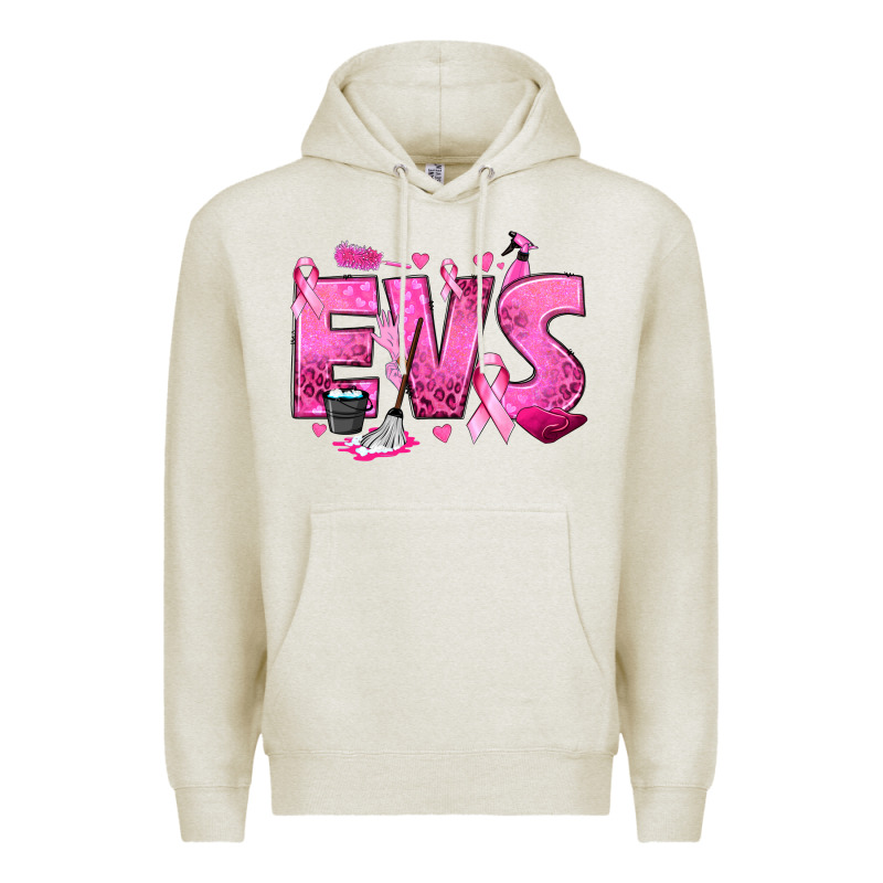 Environmental Services Breast Cancer Premium Hoodie by texasbilliewilder | Teevron