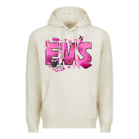 Oatmeal Heather Environmental Services Breast Cancer Premium Hoodie - texasbilliewilder