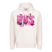 Pale Pink Environmental Services Breast Cancer Premium Hoodie - texasbilliewilder
