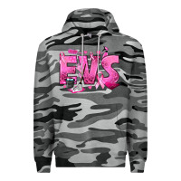 Slate Camo Environmental Services Breast Cancer Premium Hoodie - texasbilliewilder