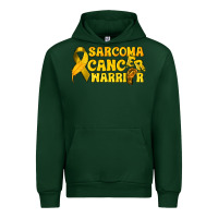 Forest Green Sarcoma Cancer Warrior Urban Hoodie - texasbilliewilder