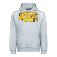 Heather Grey Sarcoma Cancer Warrior Urban Hoodie - texasbilliewilder
