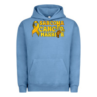 Pigment Pebble Blue Sarcoma Cancer Warrior Urban Hoodie - texasbilliewilder