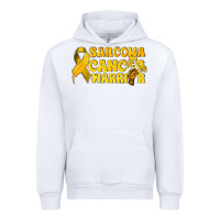 White Sarcoma Cancer Warrior Urban Hoodie - texasbilliewilder