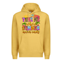 Antique Gold take me where summer never ends Premium Hoodie - Zillion Design Studio
