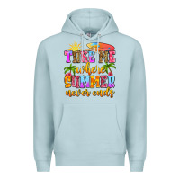 Blue Mist take me where summer never ends Premium Hoodie - Zillion Design Studio