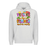 Dove Grey take me where summer never ends Premium Hoodie - Zillion Design Studio