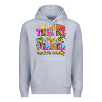 Heather Grey take me where summer never ends Premium Hoodie - Zillion Design Studio