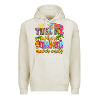 Oatmeal Heather take me where summer never ends Premium Hoodie - Zillion Design Studio