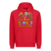 Red take me where summer never ends Premium Hoodie - Zillion Design Studio
